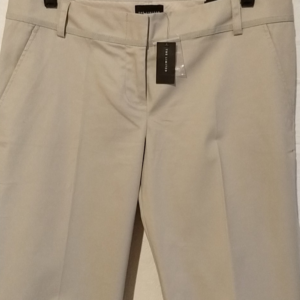 💥5 for$20 NWT The Limited tan cuffed capri pants